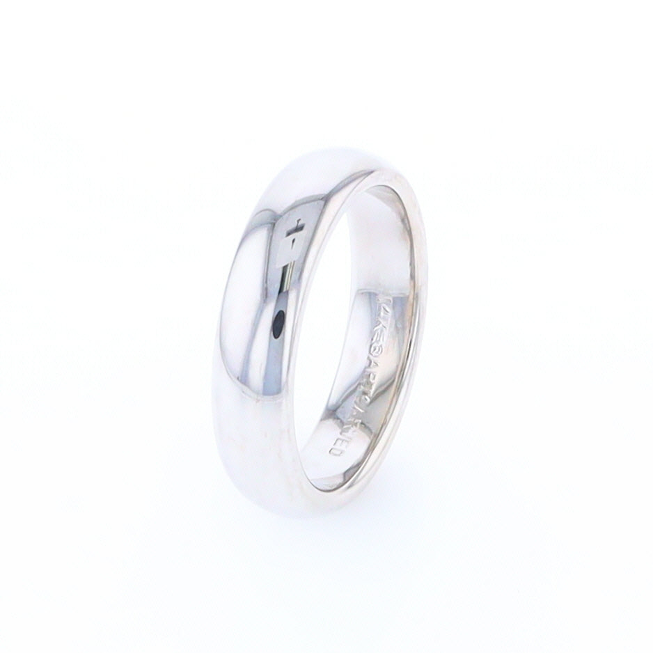 White Gold Wedding Band