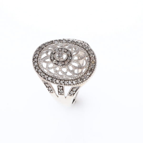 Open Work Filigree Design Ring