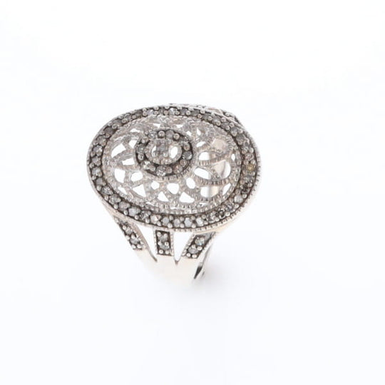 Open Work Filigree Design Ring