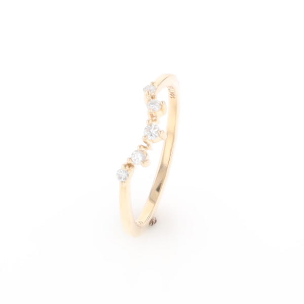 Yellow Gold Shadow Band