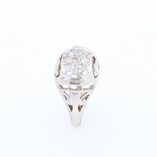 Vintage Cluster Diamond Ring