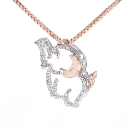 Elephant Diamond Pendant