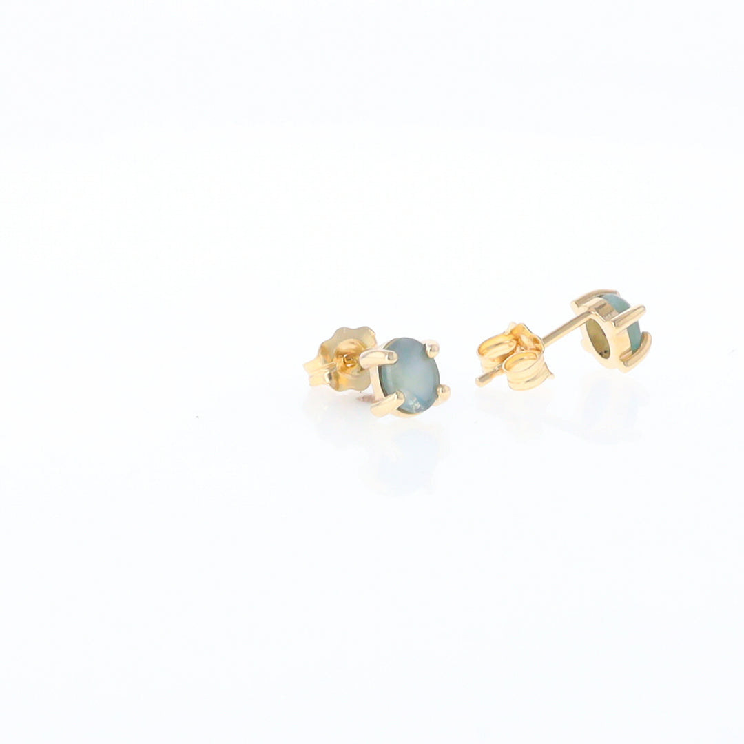 Cat's Eye Alexandrite Studs