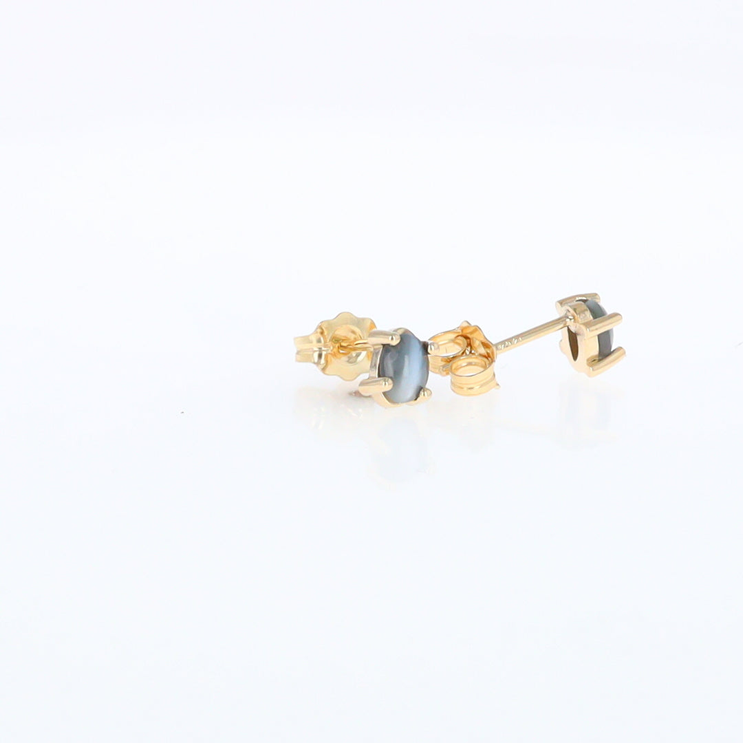 Cat's Eye Alexandrite Studs