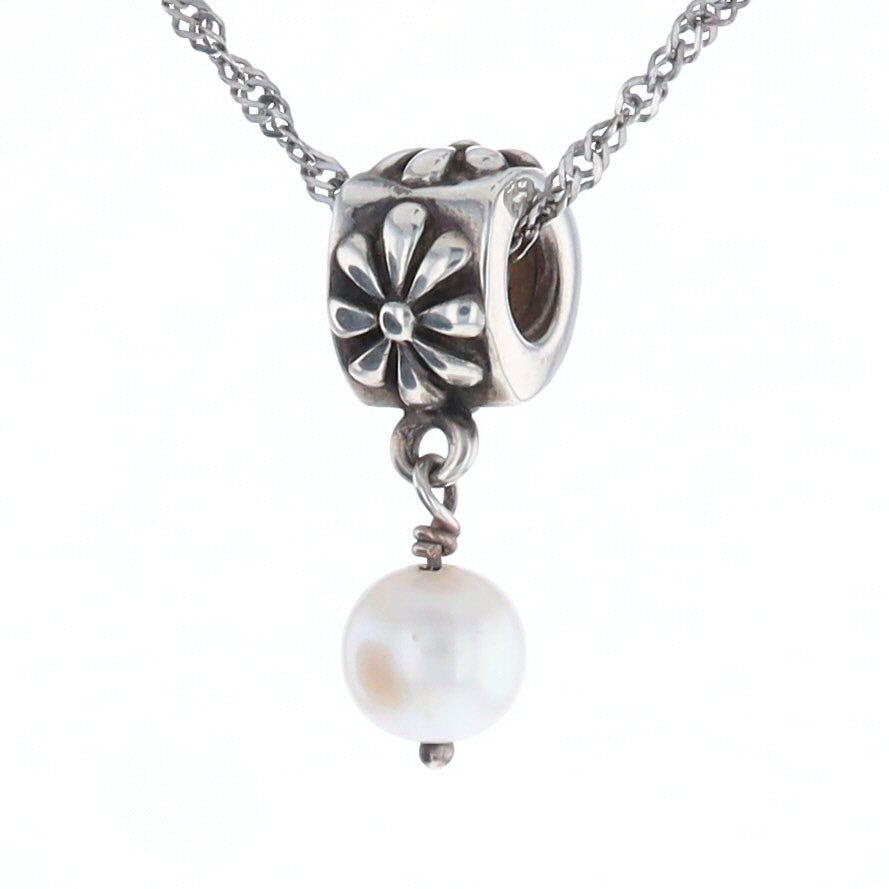 Retired Pandora Pearl Posy Charm