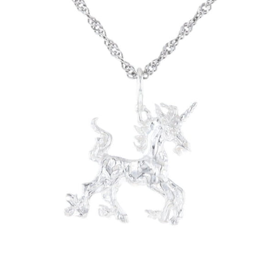 Silver Unicorn Pendant