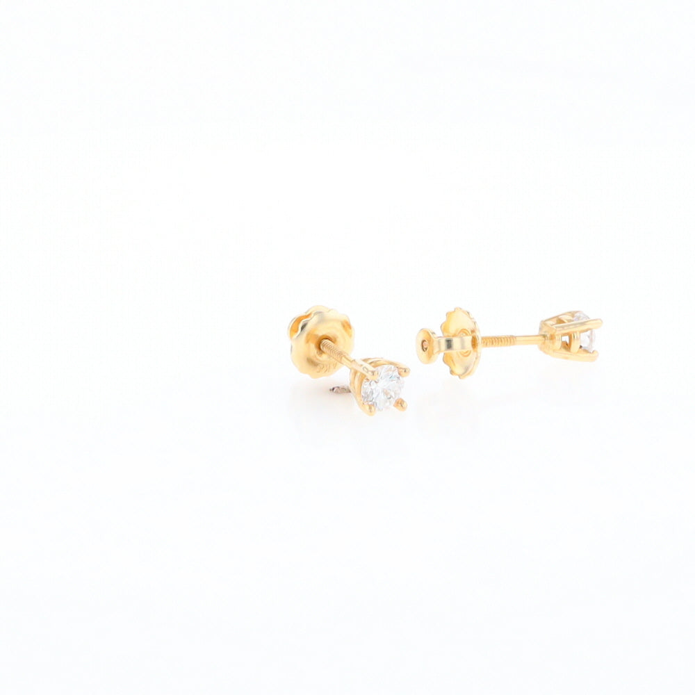 0.41ctw Diamond Stud Earrings