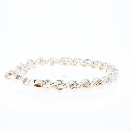 Sterling Silver Round Link Bracelet