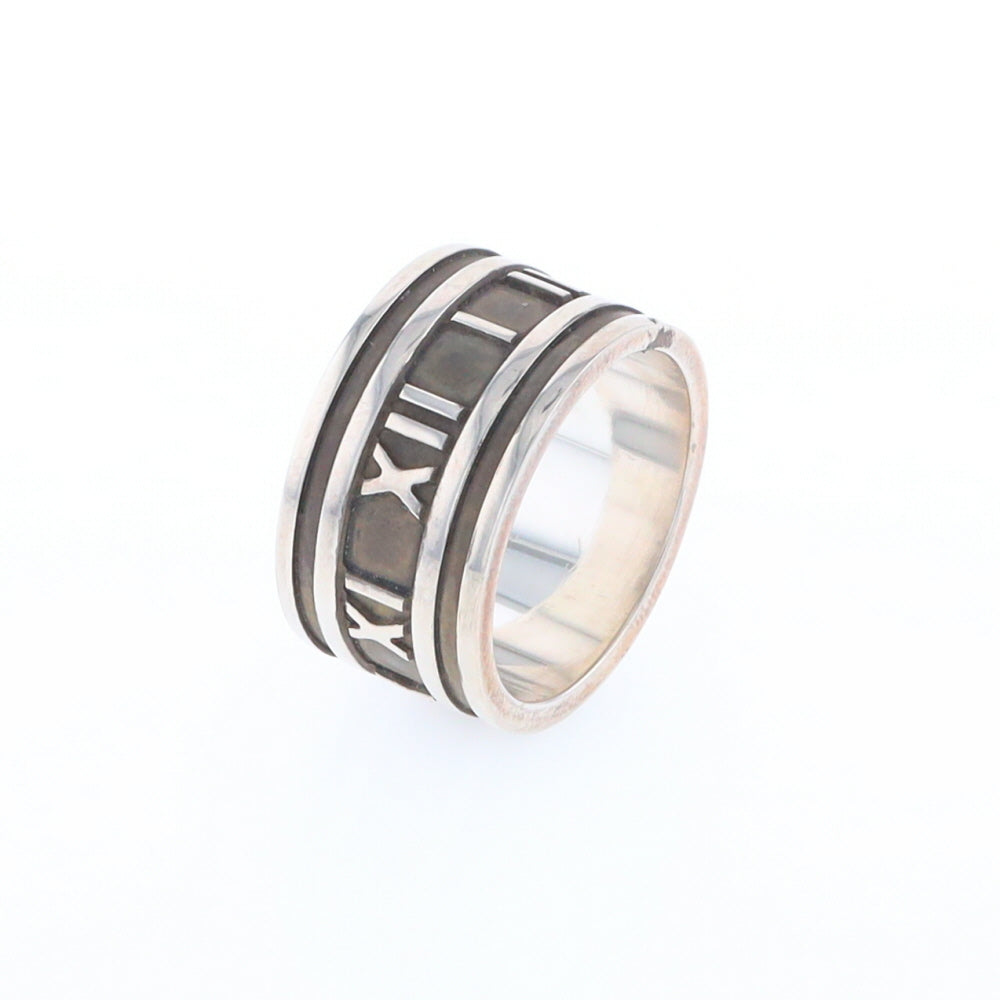 Tiffany & Co Sterling Silver Roman Numerals Ring