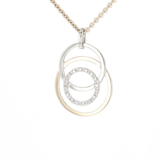 Two-Tone Interlocking Pendant
