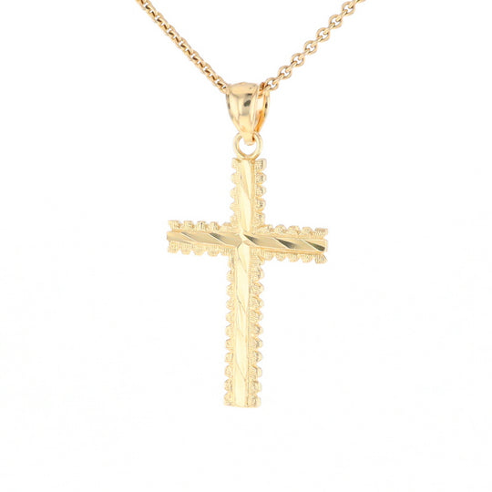 Textured Cross Pendant
