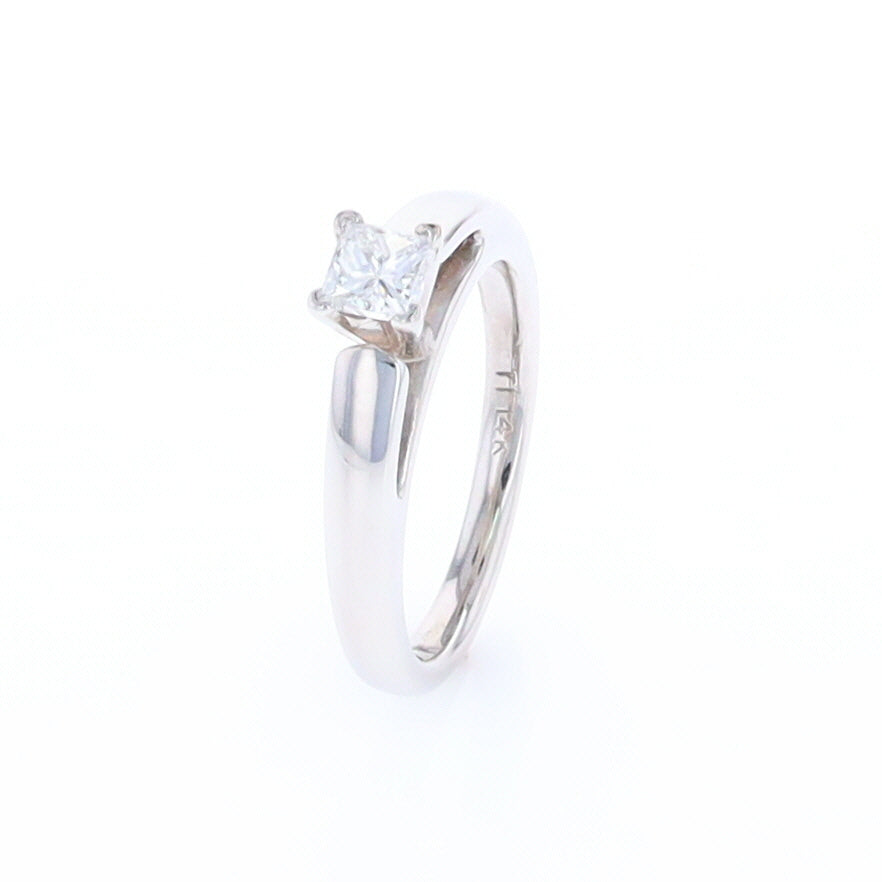 0.40ct Princess Cut Solitaire Engagement Ring