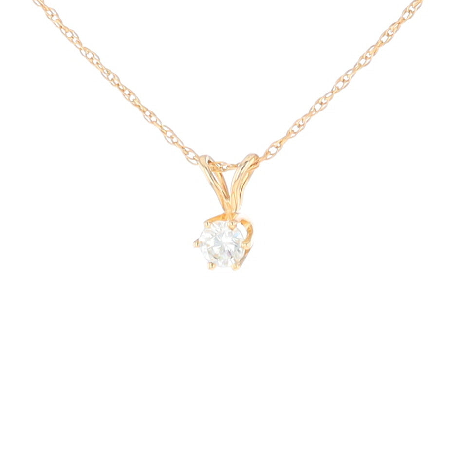 Solitaire Diamond Pendant