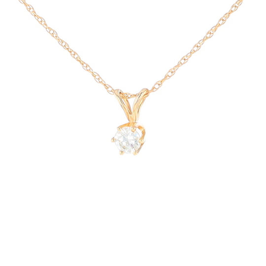 Solitaire Diamond Pendant