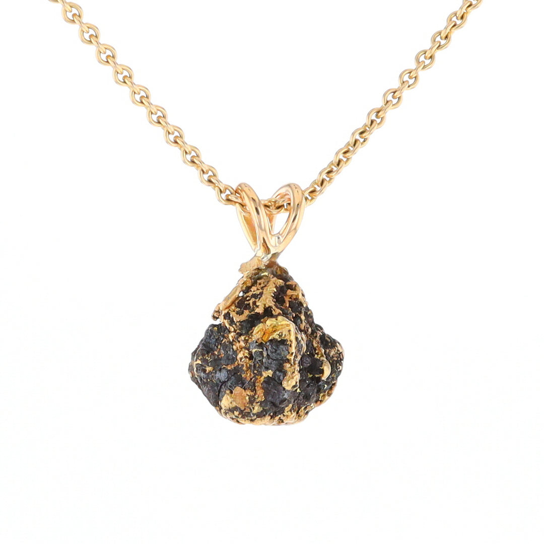 Natural Gold Nugget Pendant