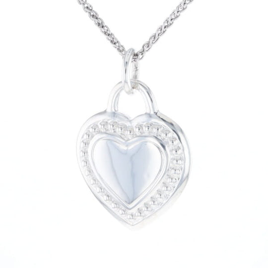 Judith Ripka Beaded Heart Pendant