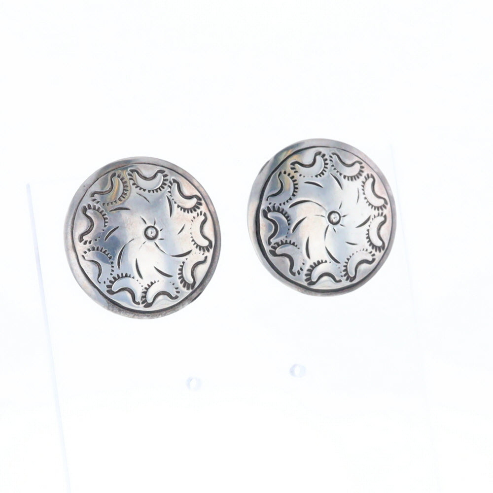 Native American Disc Earrings