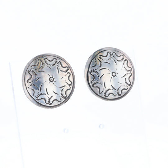 Native American Disc Earrings