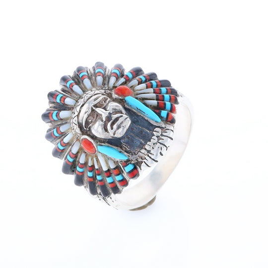 Native American Head Dress Ring