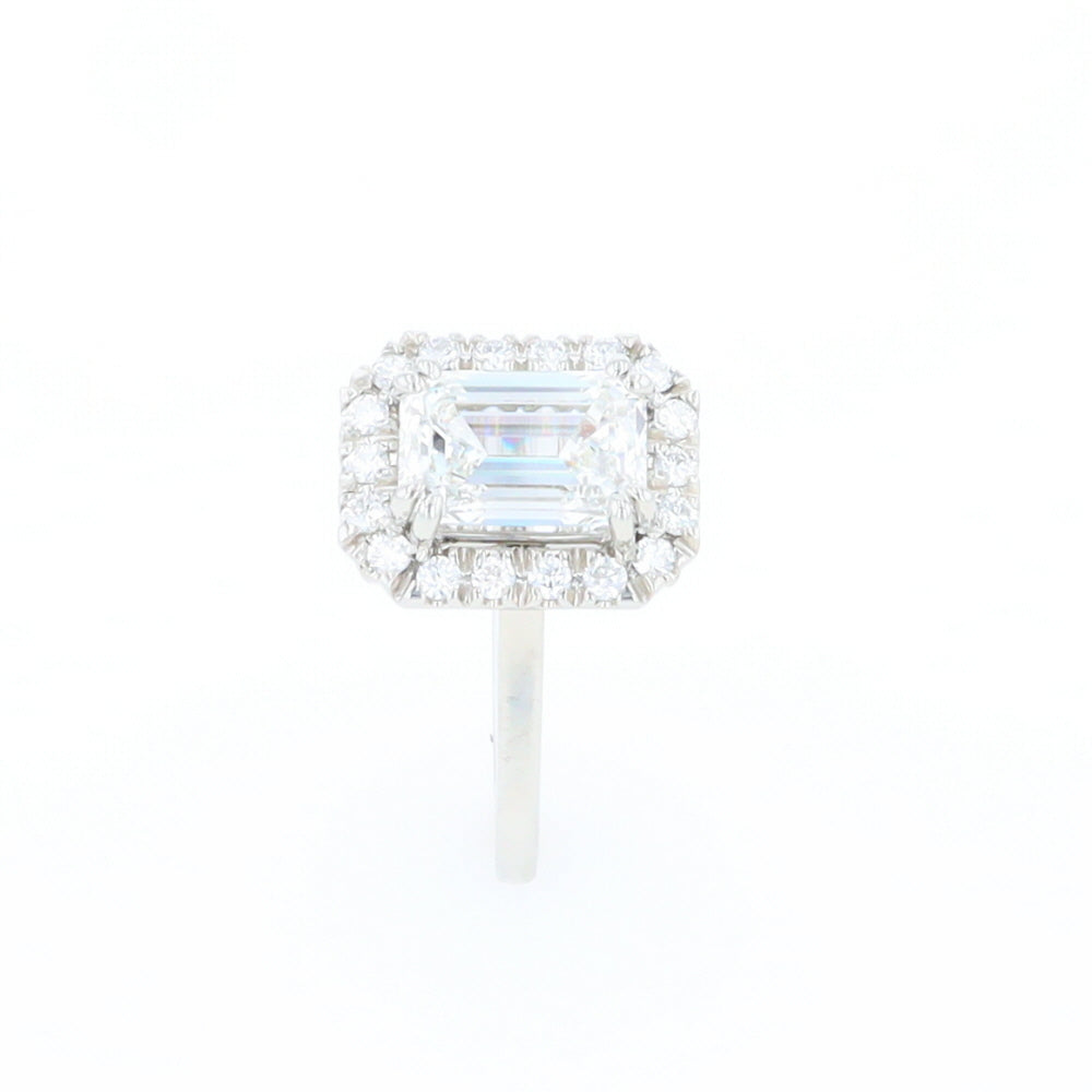 Emerald Cut Diamond Engagement Ring