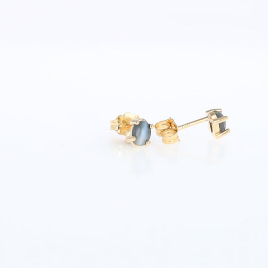 Cat's Eye Alexandrite Studs