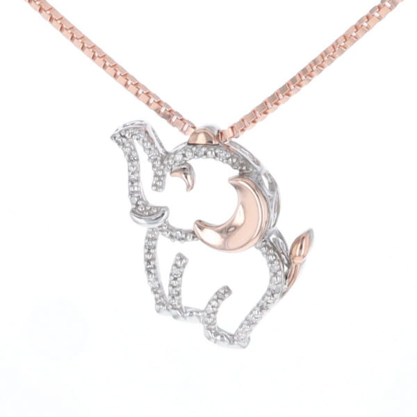 Elephant Diamond Pendant