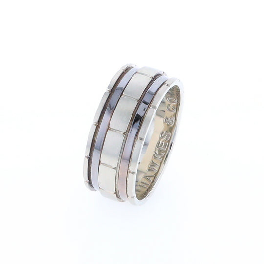 Contemporary Men's Comforts Fit Wedding Band Small