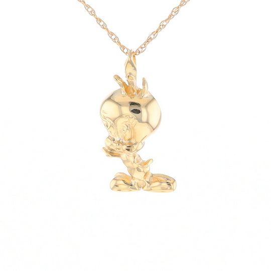 Gold Tweety Bird Pendant