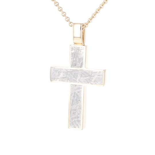Meteorite Cross Pendant