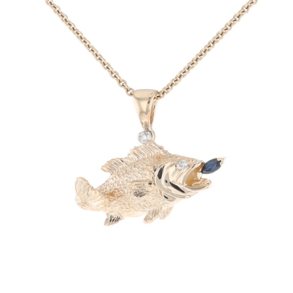 Large Mouth Bass Pendant