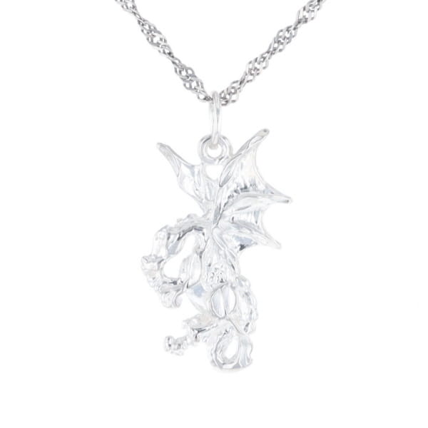 Silver Dragon Pendant