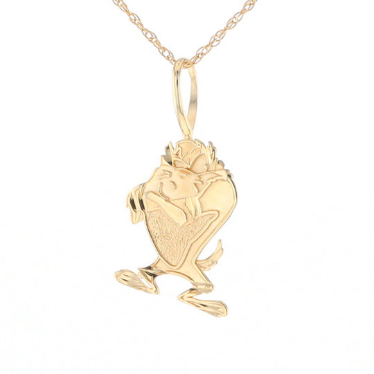 Gold Tasmanian Devil Charm