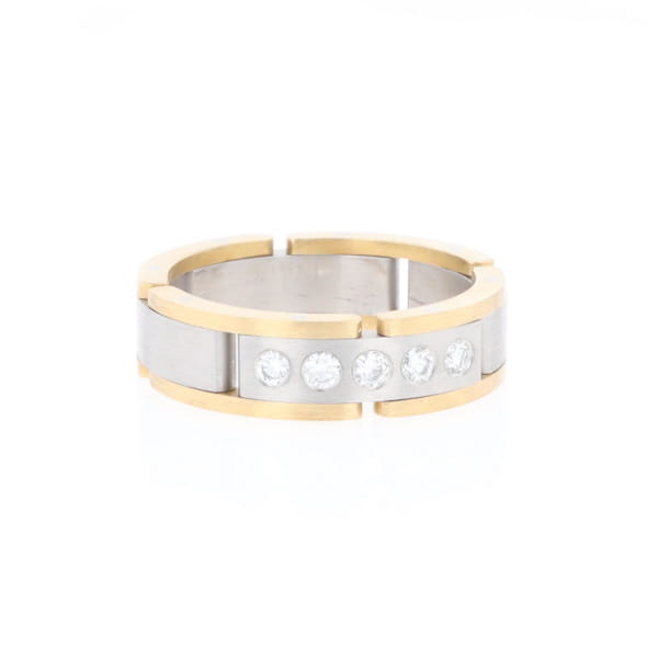 Moveable Men's 5 Diamond Ring