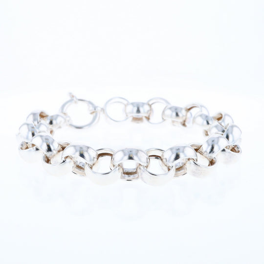 Silver Rolo Link Bracelet