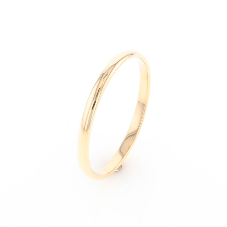 Thin Gold Wedding Band