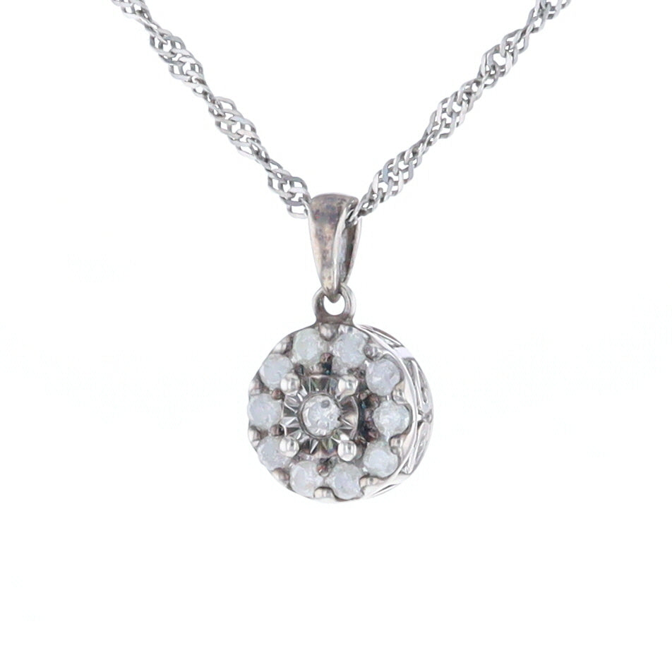 Diamond Cluster Pendant