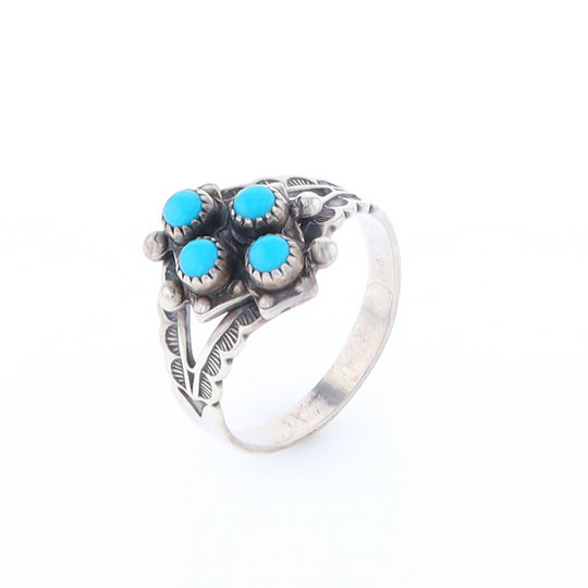 Native Four Stone Turquoise Ring