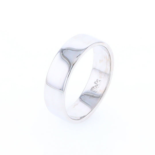 White Gold Wedding Band