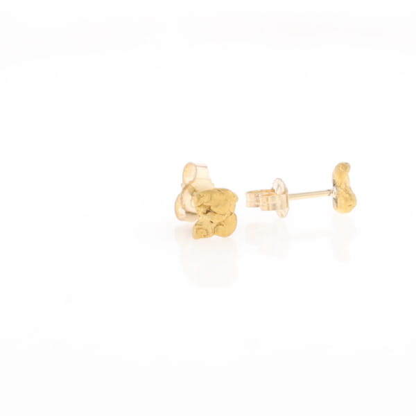 Natural Gold Nugget Earrings
