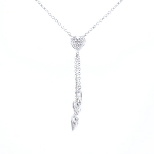 14K Triple Heart Necklace