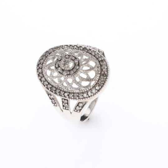 Open Work Filigree Design Ring