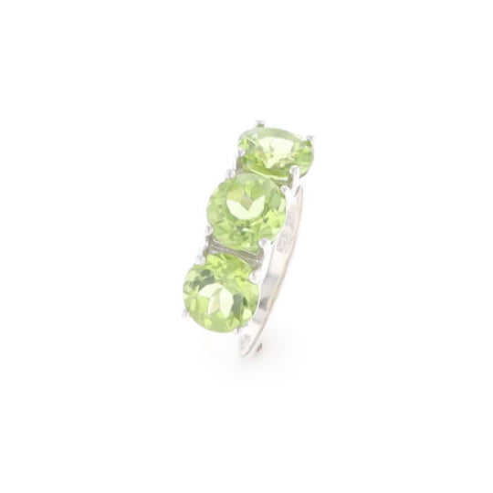 Triple Peridot Ring