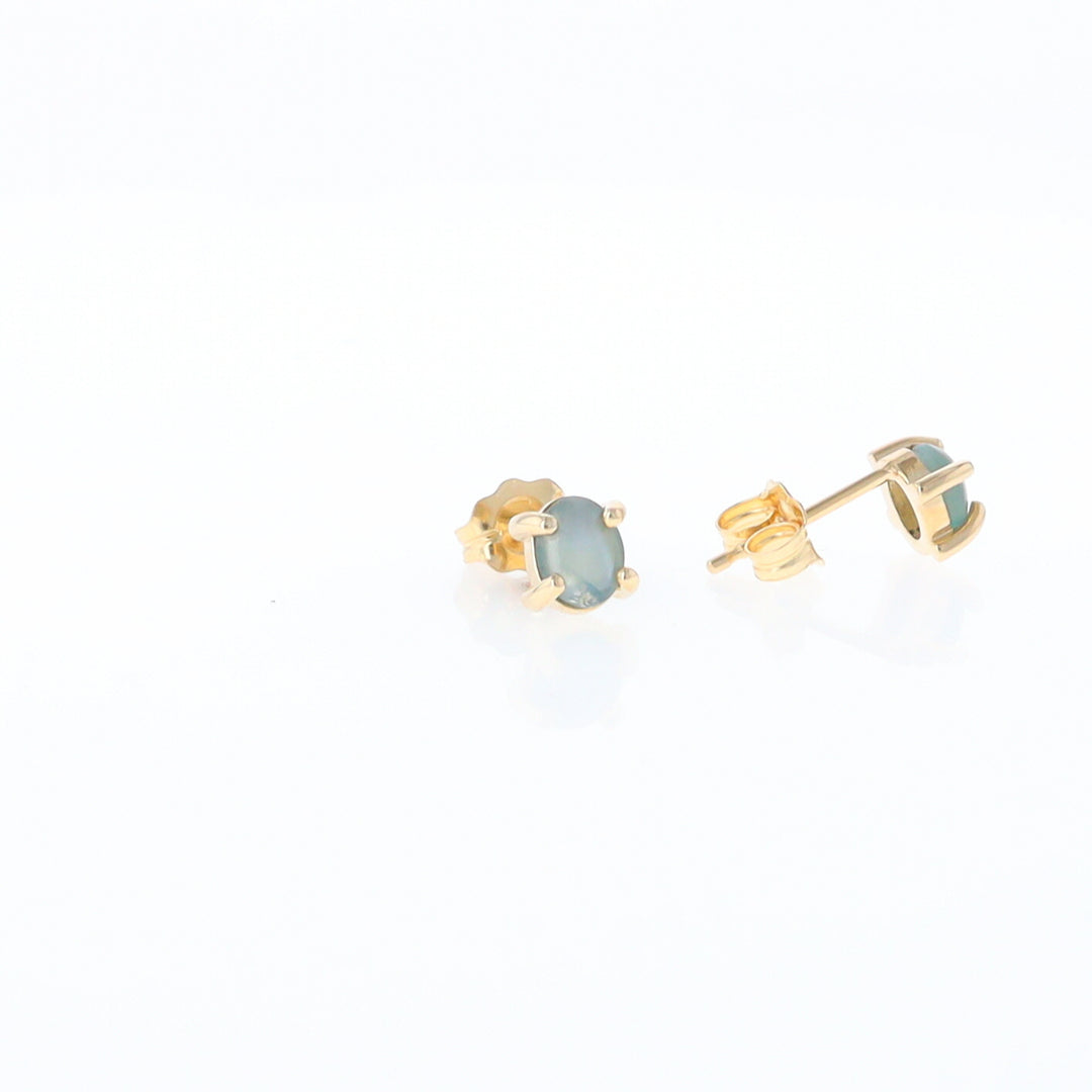 Cat's Eye Alexandrite Studs