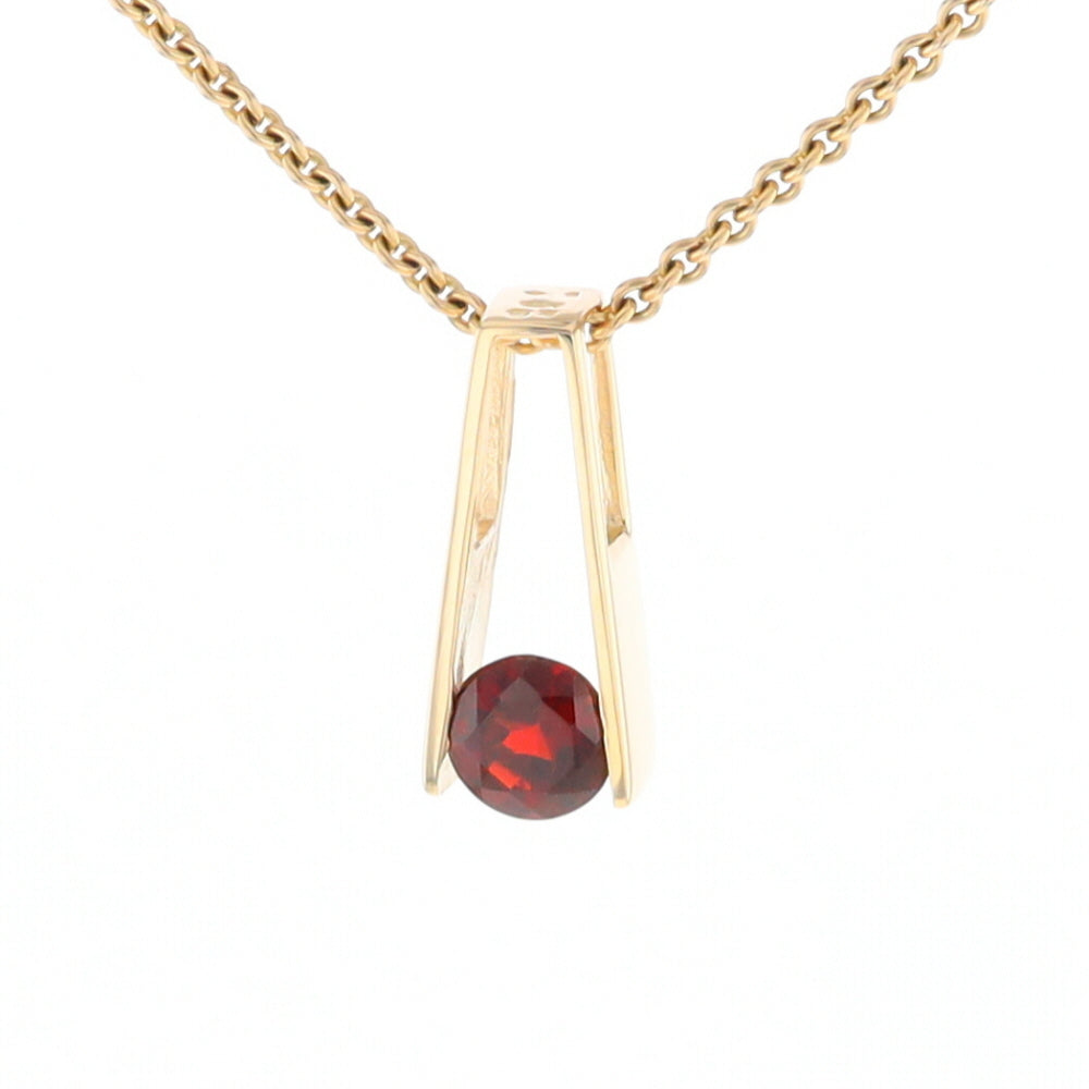 Garnet Slide Pendant