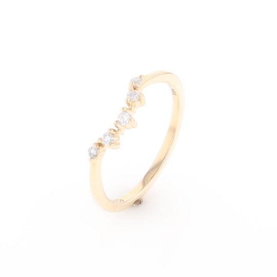 Yellow Gold Shadow Band