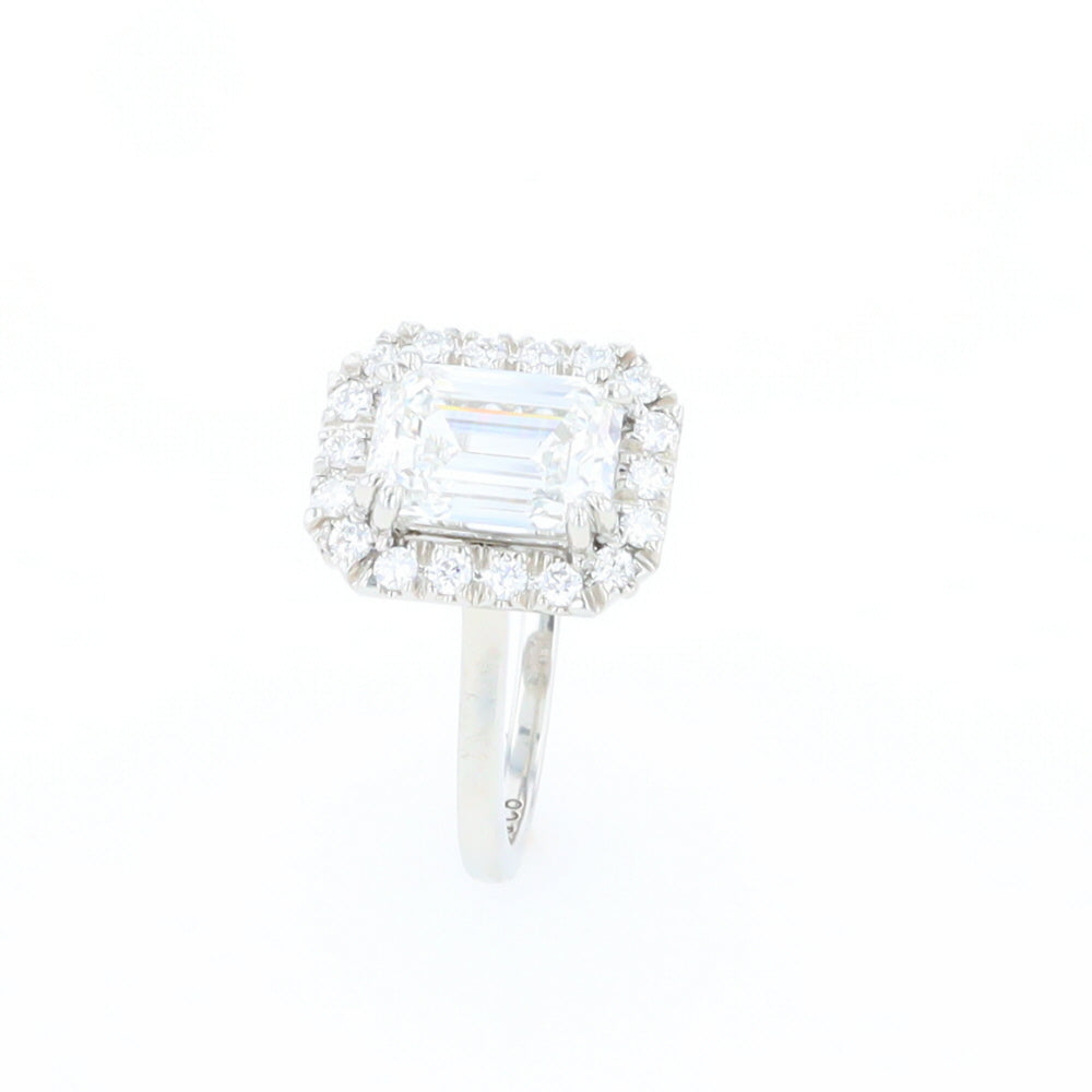 Emerald Cut Diamond Engagement Ring