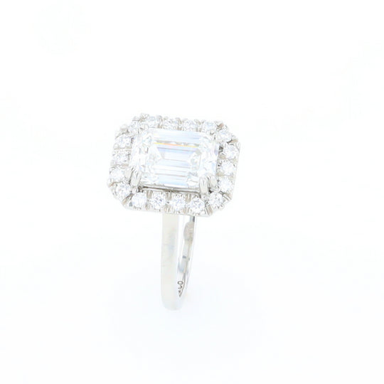 Emerald Cut Diamond Engagement Ring
