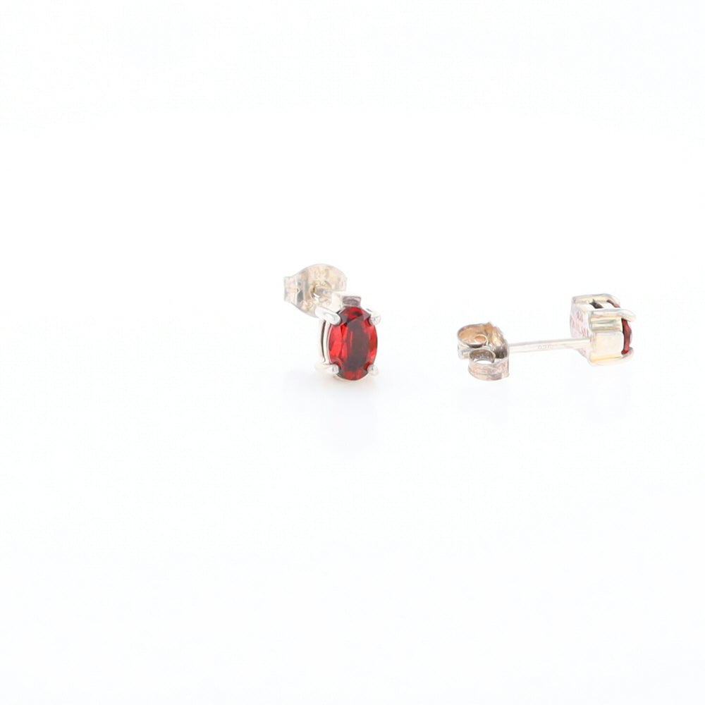 Garnet Stud Earrings