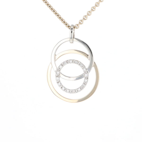 Two-Tone Interlocking Pendant