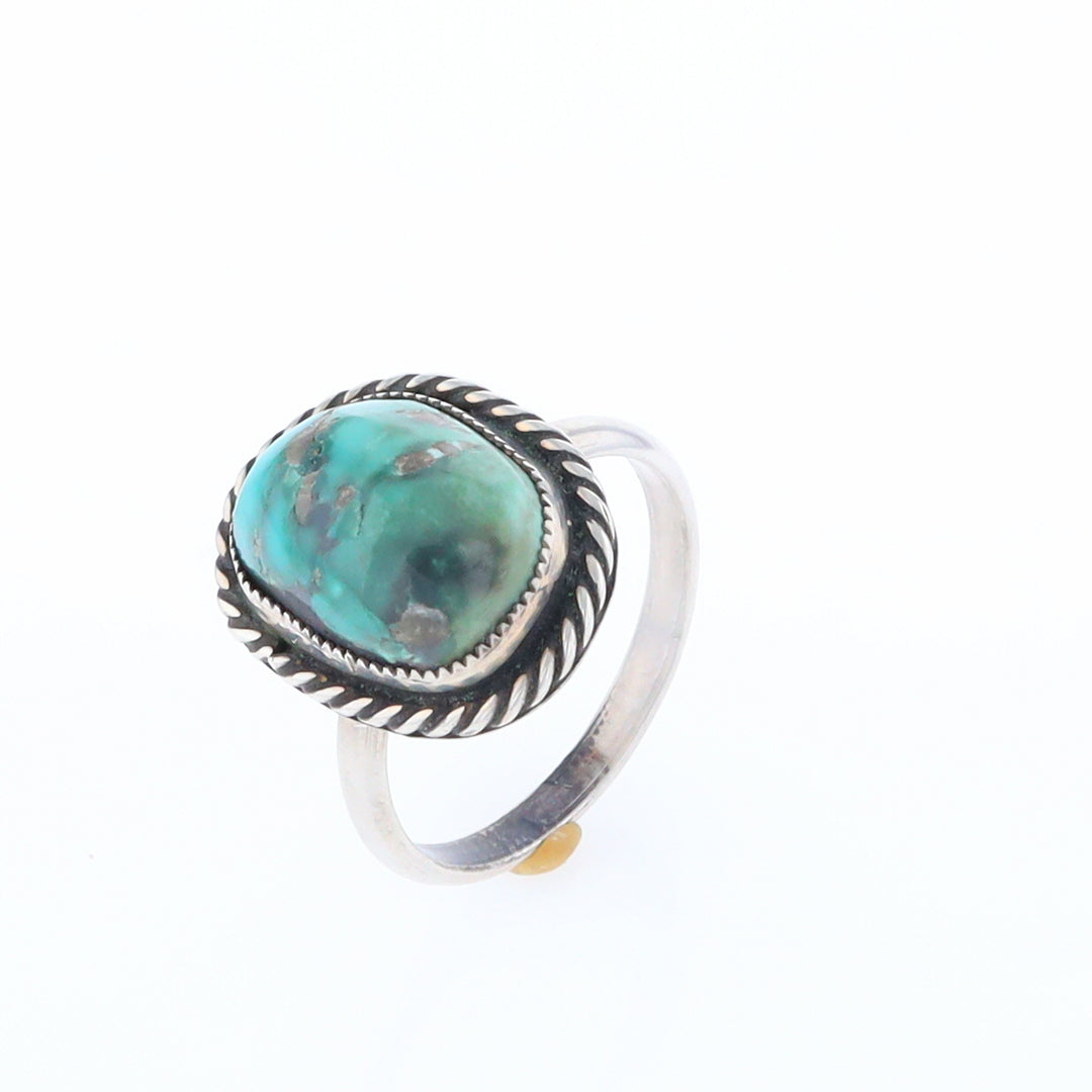 Bezel Set Turquoise Ring